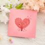 Pop Up 3D Love Heart Tree Card, thumbnail 3 of 4