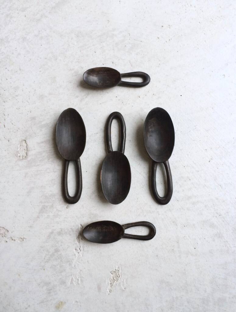 African Blackwood Scoop Spoons, 1 of 7