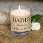 Fathers Day Personalised Candle, thumbnail 4 of 6