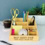 Personalised Best Daddy Ever Desk Tidy, thumbnail 1 of 2