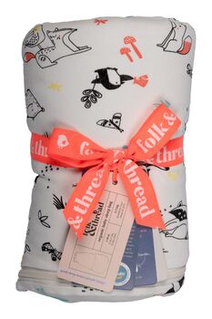 Folk And Thread Organic Sleep Bag Wild Wood, 3 of 7