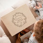 Personalised Baby Girl Keepsake Box / Memory Box, thumbnail 1 of 9