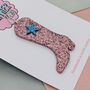 Pink Cowboy Boot Glitter Resin Christmas Decoration, thumbnail 2 of 4