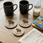 Bear Family Wooden Coasters Gift Set, thumbnail 1 of 6