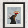 Dachshund Pasta Company Art Print, Framed Or Un Framed, thumbnail 6 of 9