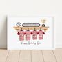 Personalised Family Football Shirt Print, thumbnail 5 of 7