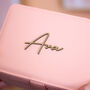 Personalised Script Jewellery Box Travel Gift For Her, thumbnail 4 of 10