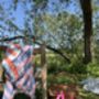 Dolce 100% Cotton Modern Striped Beach Towel Pink And Blue, thumbnail 12 of 12