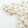 Angela Cream/Pink Floral Sunsuit, thumbnail 4 of 7
