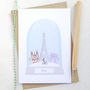 Pack Of Six City Snow Globe Christmas Cards, thumbnail 6 of 8