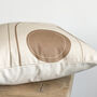 Cream And Beige Cushion Cover, thumbnail 3 of 4