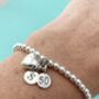 Personalised 50th Birthday Bracelet With Heart, thumbnail 3 of 5