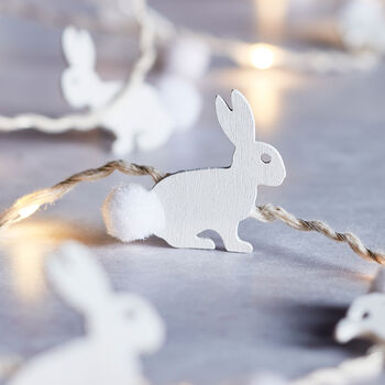 Wooden Bunny Micro Fairy Lights, 2 of 2