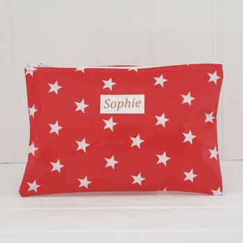 Wipe Clean Childs Personalised Wash Bag, 5 of 7