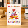 Big Squish Hug Greeting Card, thumbnail 2 of 3
