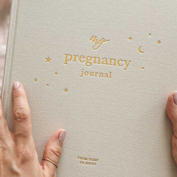 My Pregnancy Journal Pearl With Gilded Edges, 6 of 12