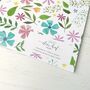 Floral Wrapping Paper Sheet, thumbnail 3 of 6