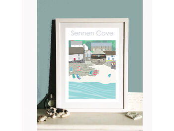 Sennen Cove Cornwall Travel Print, 2 of 5