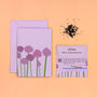 Herb Themed Greetings Card With Chives Seeds, thumbnail 2 of 5