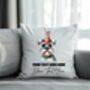 Personalised Schnauzer Birthday Congratulations Party Cushion, thumbnail 2 of 2