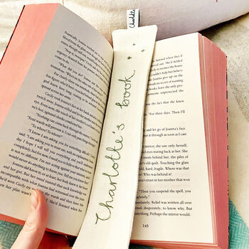 Personalised Embroidered Bookmark, 7 of 7