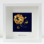 Handmade 3D Gold Butterfly Flower Memorial Picture, thumbnail 2 of 5