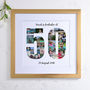 Personalised 50th Birthday Photo Collage, thumbnail 6 of 8