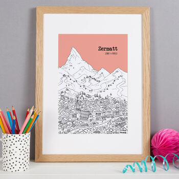 Personalised Zermatt Print, 9 of 10