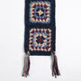 Granny Annie Squares Scarf Crochet Kit Moody Blues, thumbnail 5 of 8