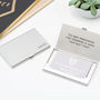 Personalised Polished Business Card Holder, thumbnail 1 of 3