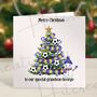 Football Christmas Card Personalised With Team Colours, thumbnail 3 of 5
