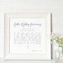 Personalised Golden Wedding Anniversary Print With Poem, thumbnail 2 of 4