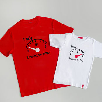 Personalised Running On … T Shirt Set, 4 of 10