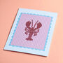 Bold Lobster Kitchen Art Print A5, thumbnail 2 of 2