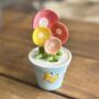 Ceramic Pot With Flower Measuring Spoons, thumbnail 4 of 6