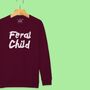 'Feral Child' Kids Sweatshirt, thumbnail 3 of 11