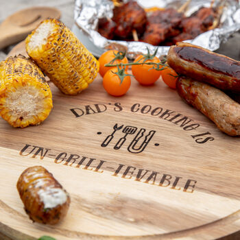 Personalised BBQ Platter With Dome Lid, 2 of 6