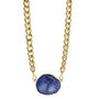 Indigo 'Mega' Gemstone Chunky Gold Plated Necklace, thumbnail 1 of 2