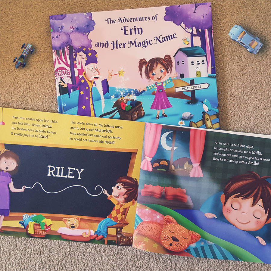 personalised children's keepsake story book by my magic name ...