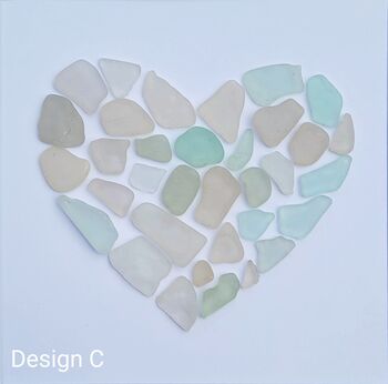 Cornish Sea Glass Framed Heart, 6 of 7