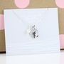 Personalised Child's Silver Christening Cross Pendant, thumbnail 3 of 4