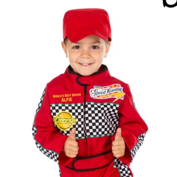 Personalised Racing Driver Costume, 2 of 6