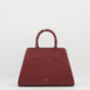 Wonderland Burgundy Structured Medium Tote, thumbnail 4 of 6