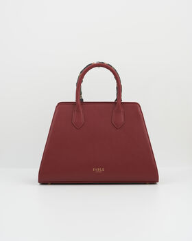 Wonderland Burgundy Structured Medium Tote, 4 of 6