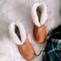 Honey Luxury Leather Boots Slippers, thumbnail 3 of 8