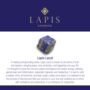 The Hexagon Lapis Lazuli Gold Plated Gemstone Necklace, thumbnail 3 of 4