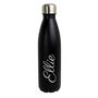Personalised Black Metal Insulated Drinks Bottle Flask, thumbnail 6 of 6