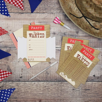 Cowboy Party Invitations And Thank You Notes, 3 of 3