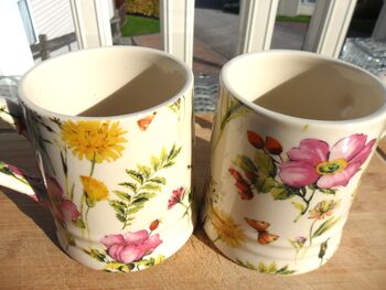 Set Of Two Tankard Mugs In Meadow Flowers Design, 2 of 9