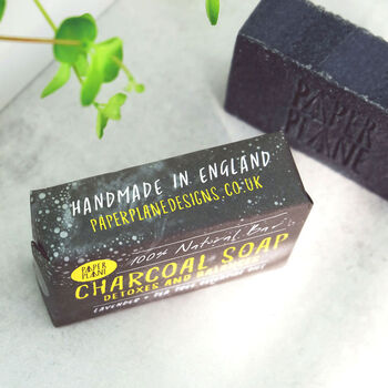 100% Natural Vegan Charcoal Soap Detox Bar, 3 of 5